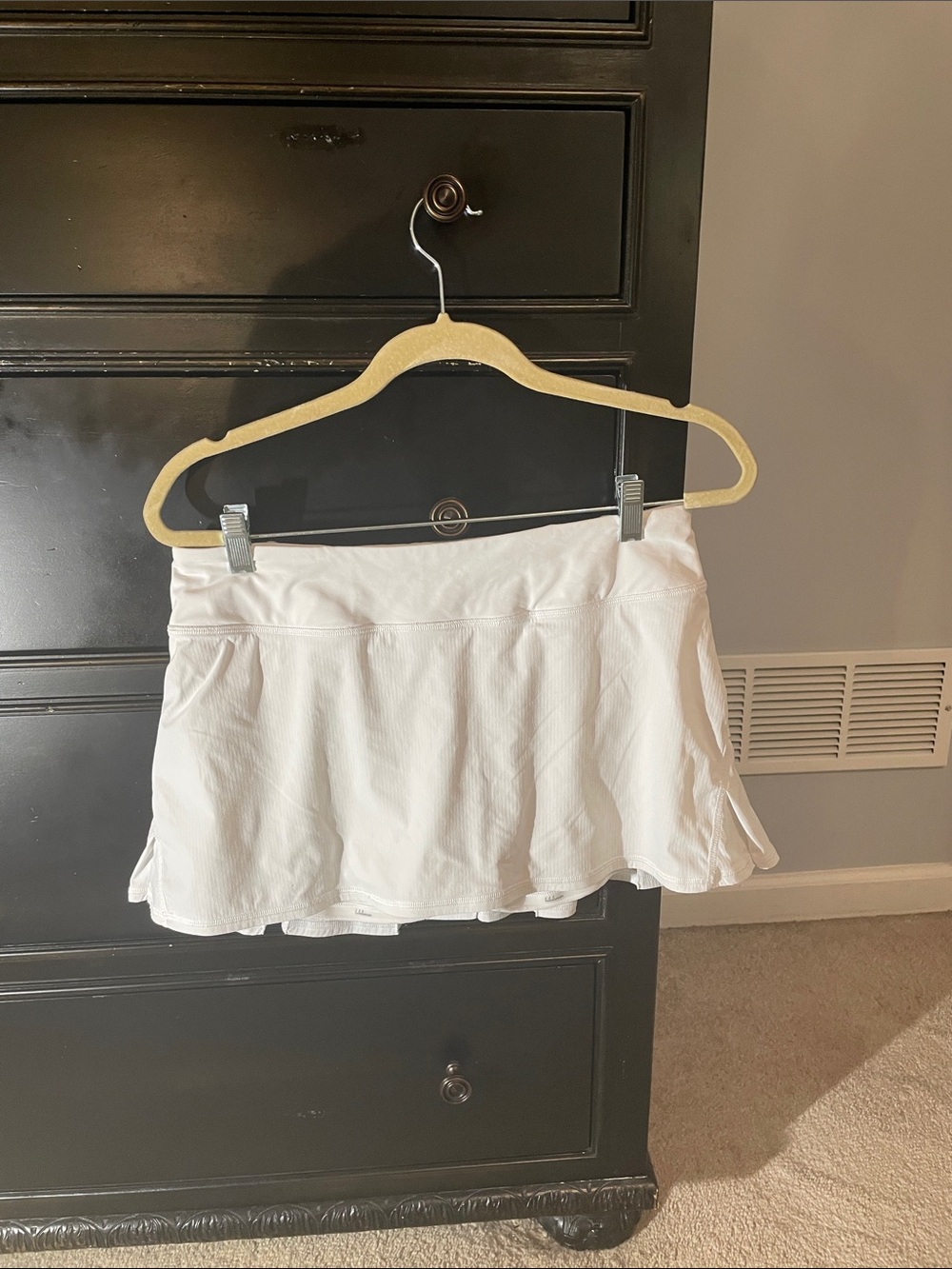 lululemon tennis athletica White Pleated Athletic Skirt